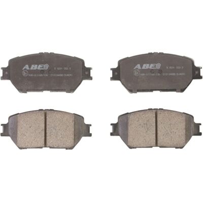 Bromsbeläggssats Abe C12104abe, Fram Bromsbeläggssats Abe C12104abe, Fram