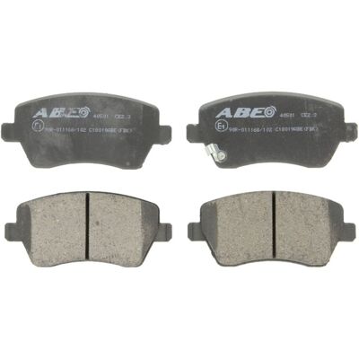 Bromsbeläggssats Abe C18019abe, Fram Bromsbeläggssats Abe C18019abe, Fram