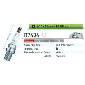 NGK R7434-9 4658 tändstift - Högpresterande tändning NGK R7434-9 4658 tändstift - Högpresterande tändning