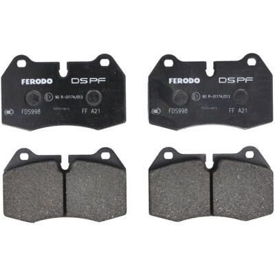 Bromsbeläggssats Ferodo Performance Fds998, Fram, Bak Bromsbeläggssats Ferodo Performance Fds998, Fram, Bak