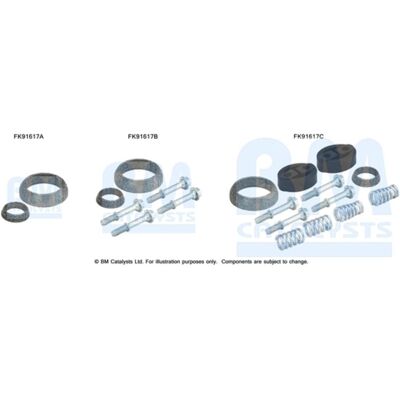 Monteringssats, Katalysator Bm Catalysts Fk91617 Monteringssats, Katalysator Bm Catalysts Fk91617