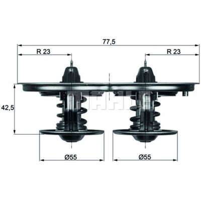 MAHLE TX 32 75D Termostat - Kylsystem MAHLE TX 32 75D Termostat - Kylsystem