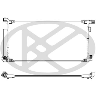 A/c-Kondensor Koyorad Cd011533 A/c-Kondensor Koyorad Cd011533