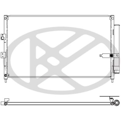 A/c-Kondensor Koyorad Cd080431 A/c-Kondensor Koyorad Cd080431