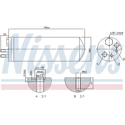 Torktumlare, Luftkonditionering Nissens 95148 Torktumlare, Luftkonditionering Nissens 95148