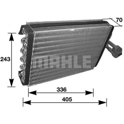 Mahle Modell 2028300258 - Avdampare för Mercedes C-Klass W202 Mahle Modell 2028300258 - Avdampare för Mercedes C-Klass W202