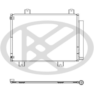 A/c-Kondensor Koyorad Cd081539 A/c-Kondensor Koyorad Cd081539