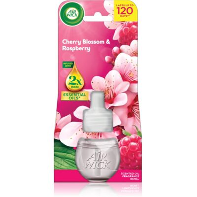 Air Wick Cherry Blossom & Rasberry fyllning för elektrisk diffusor 19 ml Air Wick Cherry Blossom & Rasberry fyllning för elektrisk diffusor 19 ml