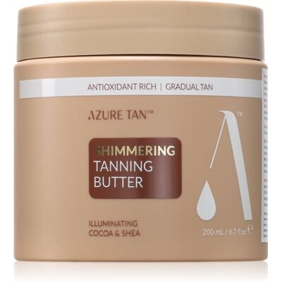 Azure Tan Glittrande Solbränningssmör - Självbruningsbalsam Azure Tan Glittrande Solbränningssmör - Självbruningsbalsam