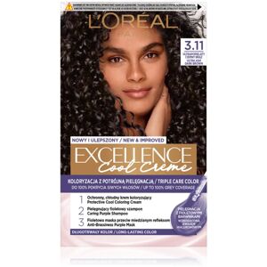 L’Oréal Paris Excellence Cool Creme Hårfärg Skugga 3.11 Ultra Ash Dark Brown 1 st.