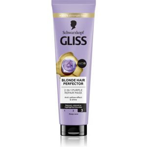 Schwarzkopf Gliss Blonde Hair Perfector - Återfuktande hårmask för blonda eller tonade hår Schwarzkopf Gliss Blonde Hair Perfector - Återfuktande hårmask för blonda eller tonade hår