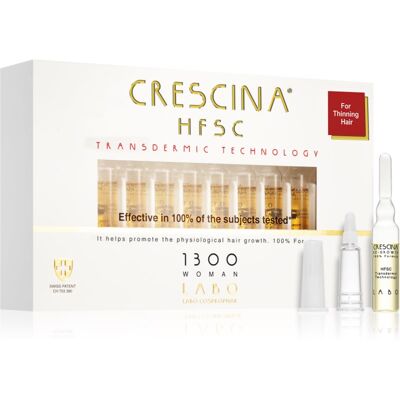 Crescina Transdermic 1300 Hårväxtbehandling för kvinnor Crescina Transdermic 1300 Hårväxtbehandling för kvinnor