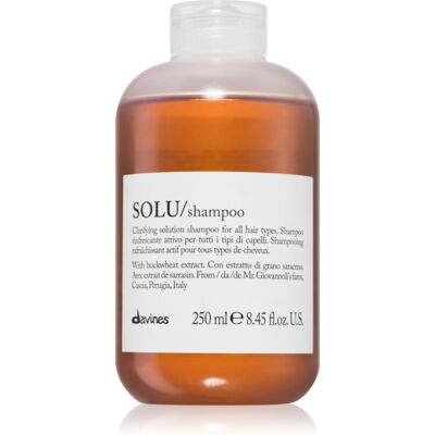 Davines Essential Haircare SOLU Shampoo Djupt ren- och klargörande schampo med en uppfriskande effekt 250 ml Davines Essential Haircare SOLU Shampoo Djupt ren- och klargörande schampo med en uppfriskande effekt 250 ml