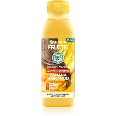 Garnier Fructis Banana Hair Food Shampoo - För Mycket Torrt Hår - 350ml Garnier Fructis Banana Hair Food Shampoo - För Mycket Torrt Hår - 350ml