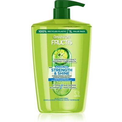 Garnier Modell - Fructis Styrka & Glans Shampoo - Alla Hårtyper Garnier Modell - Fructis Styrka & Glans Shampoo - Alla Hårtyper