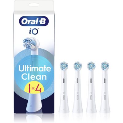 Oral-B iO Ultimate Clean Ersättningshuvuden för tandborste White 4 st. Oral-B iO Ultimate Clean Ersättningshuvuden för tandborste White 4 st.