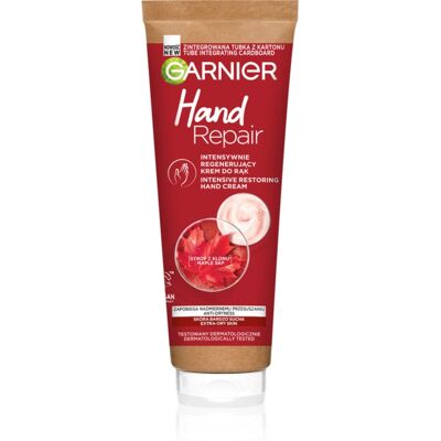 Garnier Hand Repair - Intensiv Hand Cream - Torr, Skadad Hud Garnier Hand Repair - Intensiv Hand Cream - Torr, Skadad Hud