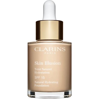 Clarins Skin Illusion Natural Hydrating Foundation Lystergivande fuktgivande smink SPF 15 Skugga 103N Ivory 30 ml Clarins Skin Illusion Natural Hydrating Foundation Lystergivande fuktgivande smink SPF 15 Skugga 103N Ivory 30 ml