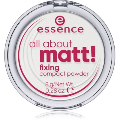 essence All About Matt! Genomskinligt kompaktpuder 8 g essence All About Matt! Genomskinligt kompaktpuder 8 g
