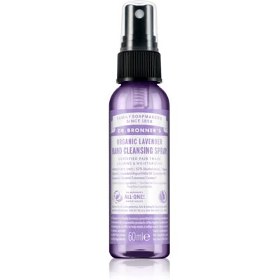 Dr. Bronner’s Lavender Skölj-fri rengörande spray för händer 60 ml Dr. Bronner’s Lavender Skölj-fri rengörande spray för händer 60 ml