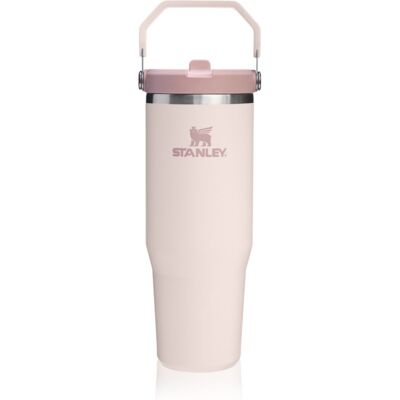 Stanley IceFlow™ Flip Straw Tumbler vattenflaska i rostfritt stål Rose Quartz 890 ml Stanley IceFlow™ Flip Straw Tumbler vattenflaska i rostfritt stål Rose Quartz 890 ml