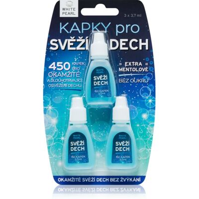 VitalCare White Pearl - Droppe för friskt andetag - 3 st. VitalCare White Pearl - Droppe för friskt andetag - 3 st.