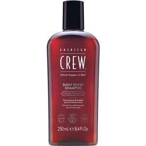 American Crew Daily Silver Shampoo - Neutralizes yellow tones in cool shades - 250ml American Crew Daily Silver Shampoo - Neutralizes yellow tones in cool shades - 250ml