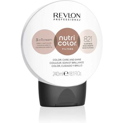 Revlon Nutri Color Filters Silver Beige semi-permanent hårfärg - 240ml Revlon Nutri Color Filters Silver Beige semi-permanent hårfärg - 240ml