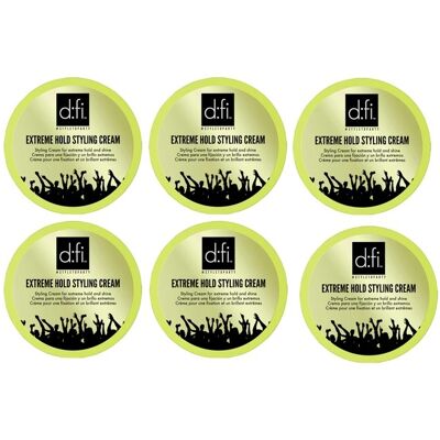 DFI D:Fi Extreme Hold Styling Cream - 6 Stk DFI D:Fi Extreme Hold Styling Cream - 6 Stk