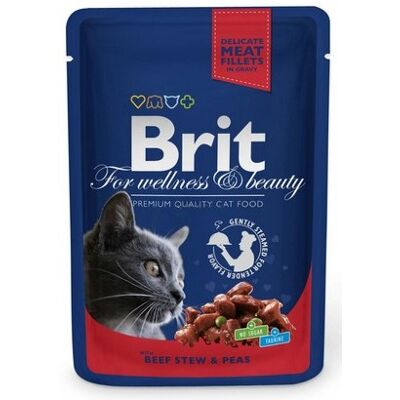 BRIT Premium Vuxen Katt Nötkött & Ärtor - Kattsmat BRIT Premium Vuxen Katt Nötkött & Ärtor - Kattsmat
