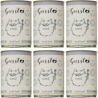 GUSSTO Kattsfoder Lamm - Kornfritt, Högt köttinnehåll GUSSTO Kattsfoder Lamm - Kornfritt, Högt köttinnehåll
