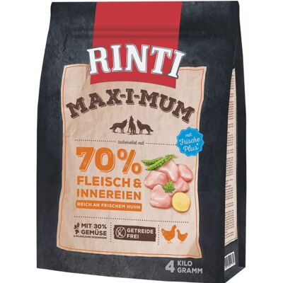 Rinti Max-I-Mum Kyckling 4 Kg Rinti Max-I-Mum Kyckling 4 Kg