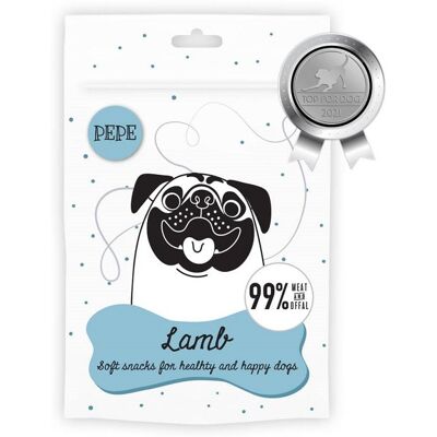 Paka Zwierzaka Pepe Mini Chunkies Lamb 70 G Lammdelikatesser Paka Zwierzaka Pepe Mini Chunkies Lamb 70 G Lammdelikatesser
