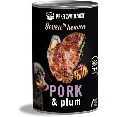 PAKA ZWIERZAKA Seventh Heaven Fläsk och Plommon Våtfoder för Hundar - Hundfoder PAKA ZWIERZAKA Seventh Heaven Fläsk och Plommon Våtfoder för Hundar - Hundfoder