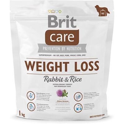 Brit Care Hypoallergenic Adult Weight Loss Rabbit - Torrfoder för hundar - 1 kg Brit Care Hypoallergenic Adult Weight Loss Rabbit - Torrfoder för hundar - 1 kg