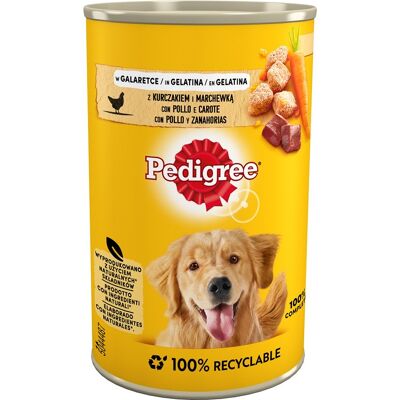 Pedigree Kyckling Med Morötter I Gelé 400g Pedigree Kyckling Med Morötter I Gelé 400g