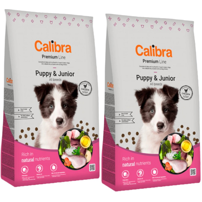 Calibra Dog Premium Line Junior 24 Kg (2 X 12 Kg) Calibra Dog Premium Line Junior 24 Kg (2 X 12 Kg)