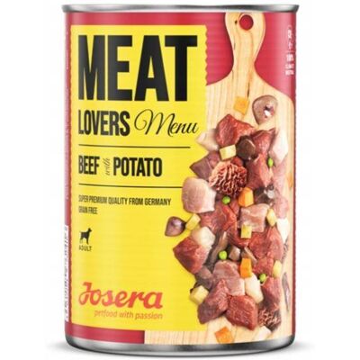 Josera Våtfoder - Modell: Meatlovers, 800 g, Biff & Potatis - Hundfoder Josera Våtfoder - Modell: Meatlovers, 800 g, Biff & Potatis - Hundfoder