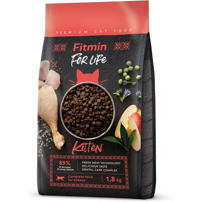Fitmin Cat For Life Kitten 1,8 Kg För Kattungar, Dräktiga Och Ammande Katter Fitmin Cat For Life Kitten 1,8 Kg För Kattungar, Dräktiga Och Ammande Katter