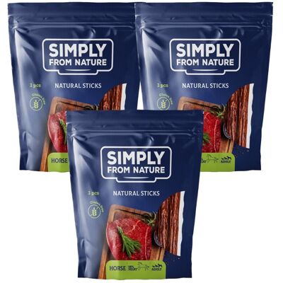 Simply From Nature Naturliga Cigarrer Med Hästkött 3 X 3 St. Simply From Nature Naturliga Cigarrer Med Hästkött 3 X 3 St.