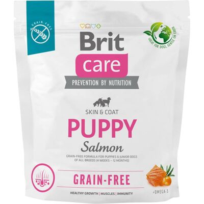 Brit Care Valp Lax - Torrfoder för hundar - 1 Kg Brit Care Valp Lax - Torrfoder för hundar - 1 Kg