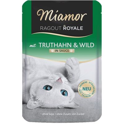 Miamor Ragout Royale Kalkon Och Vilt I Sås 6x100 G Miamor Ragout Royale Kalkon Och Vilt I Sås 6x100 G