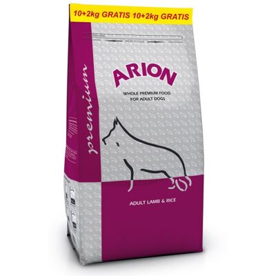 ARION Lamm & Ris Hundfoder - 12kg ARION Lamm & Ris Hundfoder - 12kg