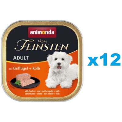 Animonda Vom Feinsten Drób I Cielęcina 12x150 G Animonda Vom Feinsten Drób I Cielęcina 12x150 G