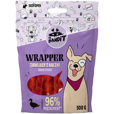 VetExpert Mr. Bandit Wrapper Ank-Wrap - Hundgodis - 500 G VetExpert Mr. Bandit Wrapper Ank-Wrap - Hundgodis - 500 G