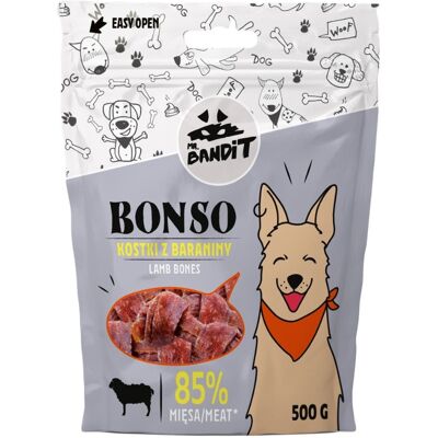 Mr. Bandit Bonso Kostki Z Baraniny Dla Psów 500 G Mr. Bandit Bonso Kostki Z Baraniny Dla Psów 500 G