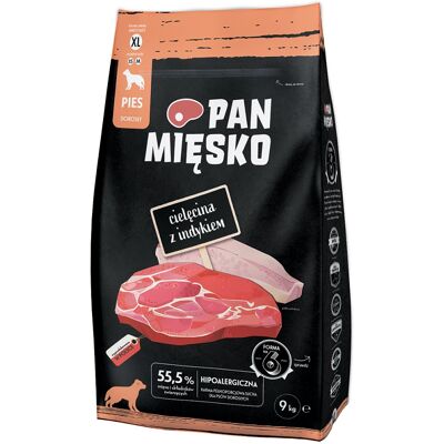 Miesko Hundmat för vuxna - Nötkött och kalkon - XL 9kg Miesko Hundmat för vuxna - Nötkött och kalkon - XL 9kg