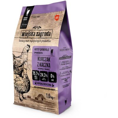 Wiejska Zagroda Kyckling Med Anka 1.6kg Wiejska Zagroda Kyckling Med Anka 1.6kg