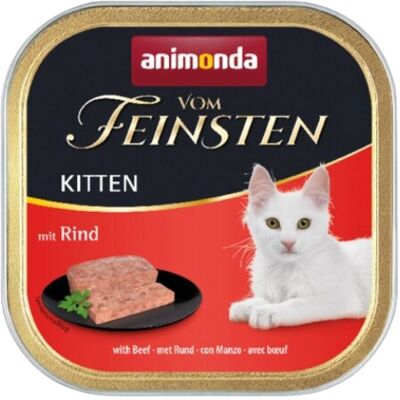 Animonda Vom Vom Feinsten Kitten Med Kött 100 G Animonda Vom Vom Feinsten Kitten Med Kött 100 G