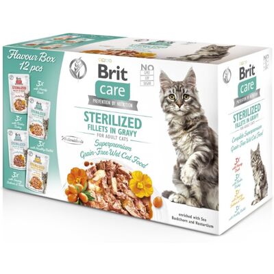 Brit Care Filéer I In Gravy Box Pouch Sterilized 12x85g För Steriliserade Katter Brit Care Filéer I In Gravy Box Pouch Sterilized 12x85g För Steriliserade Katter